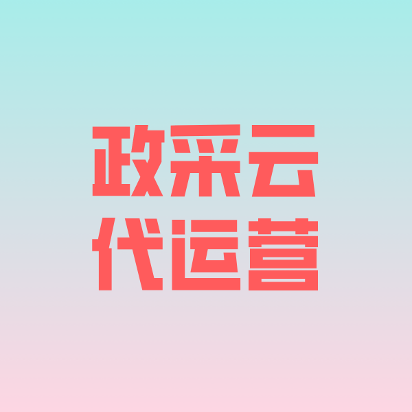 江苏政采云代运营